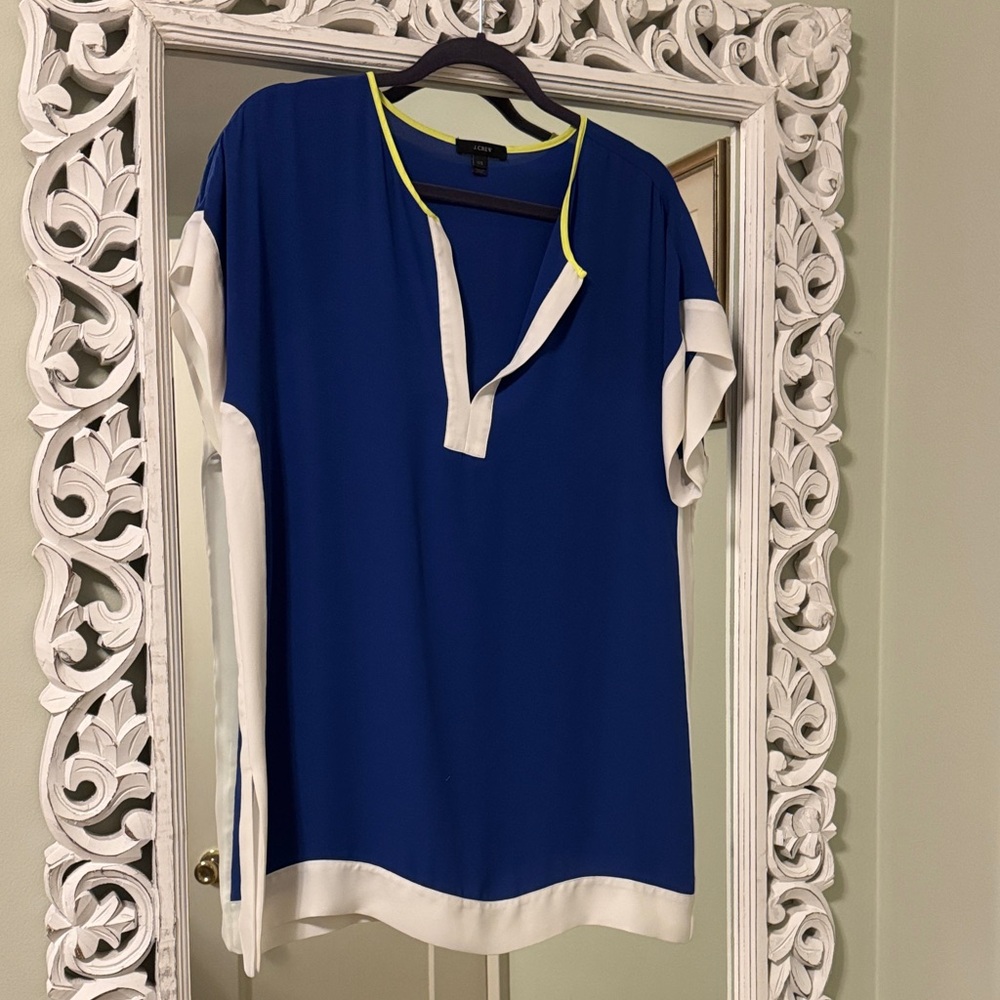JCrew cobalt blue tunic